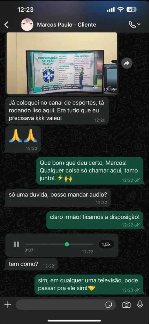 Depoimento de cliente UnicardTv 3